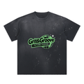 Hand-Frayed Sunfade Paint Splatter T-Shirt