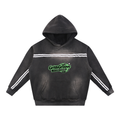 Sun Fade Contrast Tape Fleece Hoodie