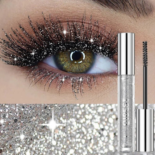1 PC Diamond Mascara Shining Galaxy Sequins Sweat Proof Glitter Eyelashes Quick Dry Lasting Curling Thick Mascara Shimmer Makeup - Inkframe1 PC Diamond Mascara Shining Galaxy Sequins Sweat Proof Glitter Eyelashes Quick Dry Lasting Curling Thick Mascara Shimmer Makeupi