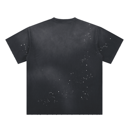 Hand-Frayed Sunfade Paint Splatter T-Shirt - InkframeHand-Frayed Sunfade Paint Splatter T-Shirti